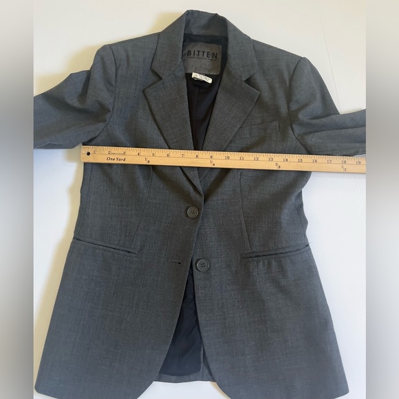 Bitten By Sarah Jessica Parker Gray Blazer SZ Small 🩶 - Picture 9 of 12